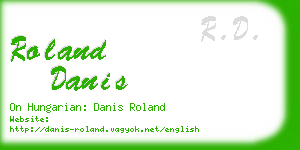 roland danis business card